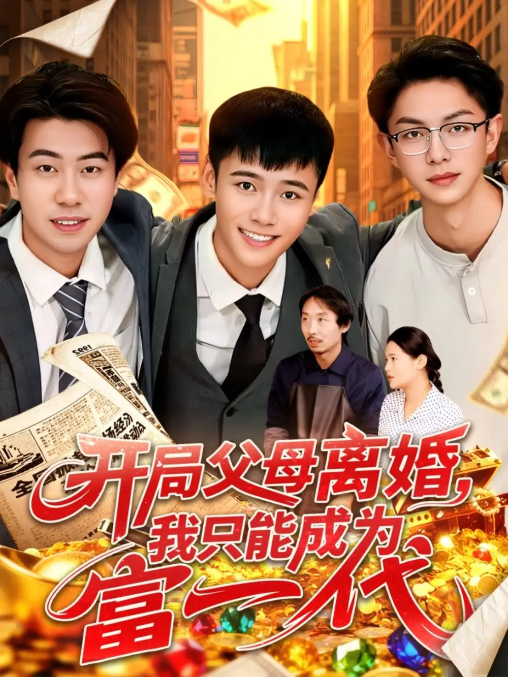 开局父母离婚,我只能成为富一代(117集)王行宇&孙瑞豪高清海报图片 开局父母离婚,我只能成为富一代(117集)王行宇&孙瑞豪海报