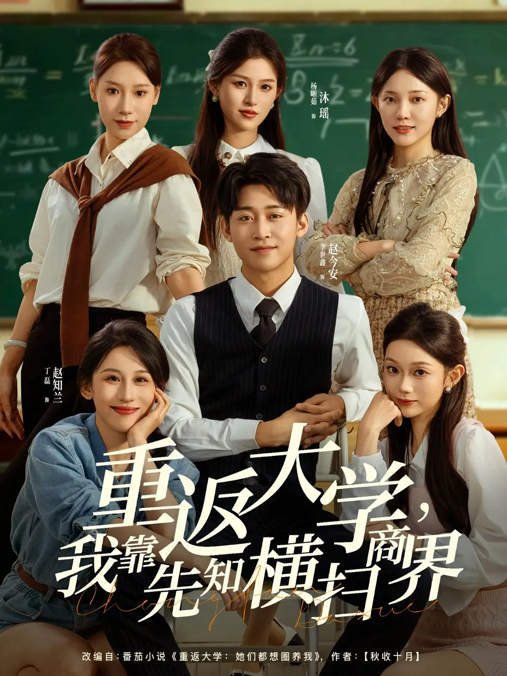 重返大学,我靠先知横扫商界(100集)李世鑫&丁磊高清海报图片 重返大学,我靠先知横扫商界(100集)李世鑫&丁磊海报